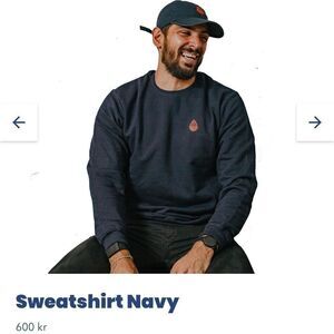 NWOT kordie by kordie men’s navy sweatshirt